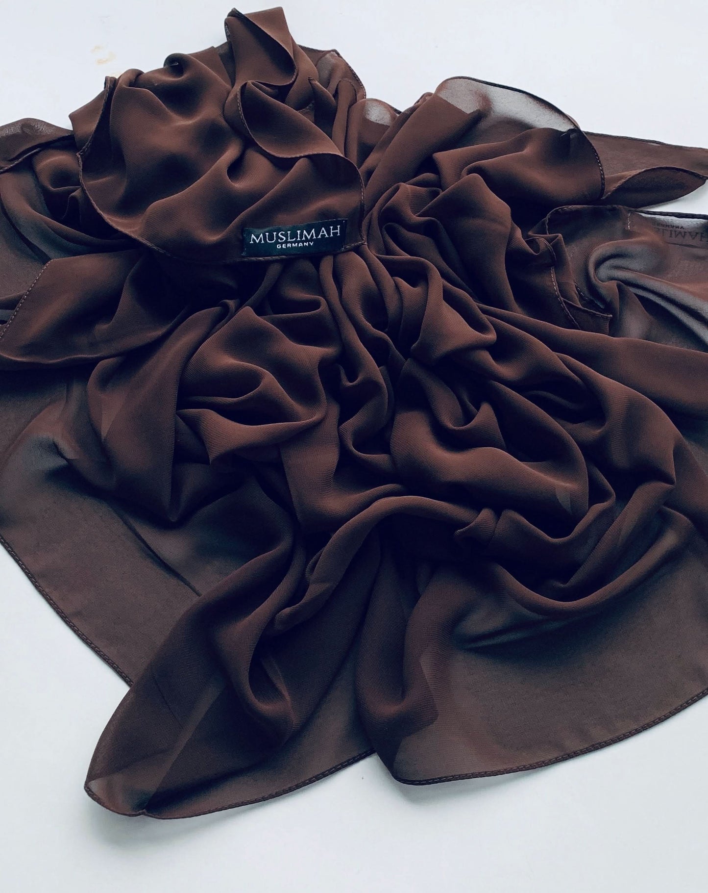 Brunette Premium Chiffon Hijab - TrendDora
