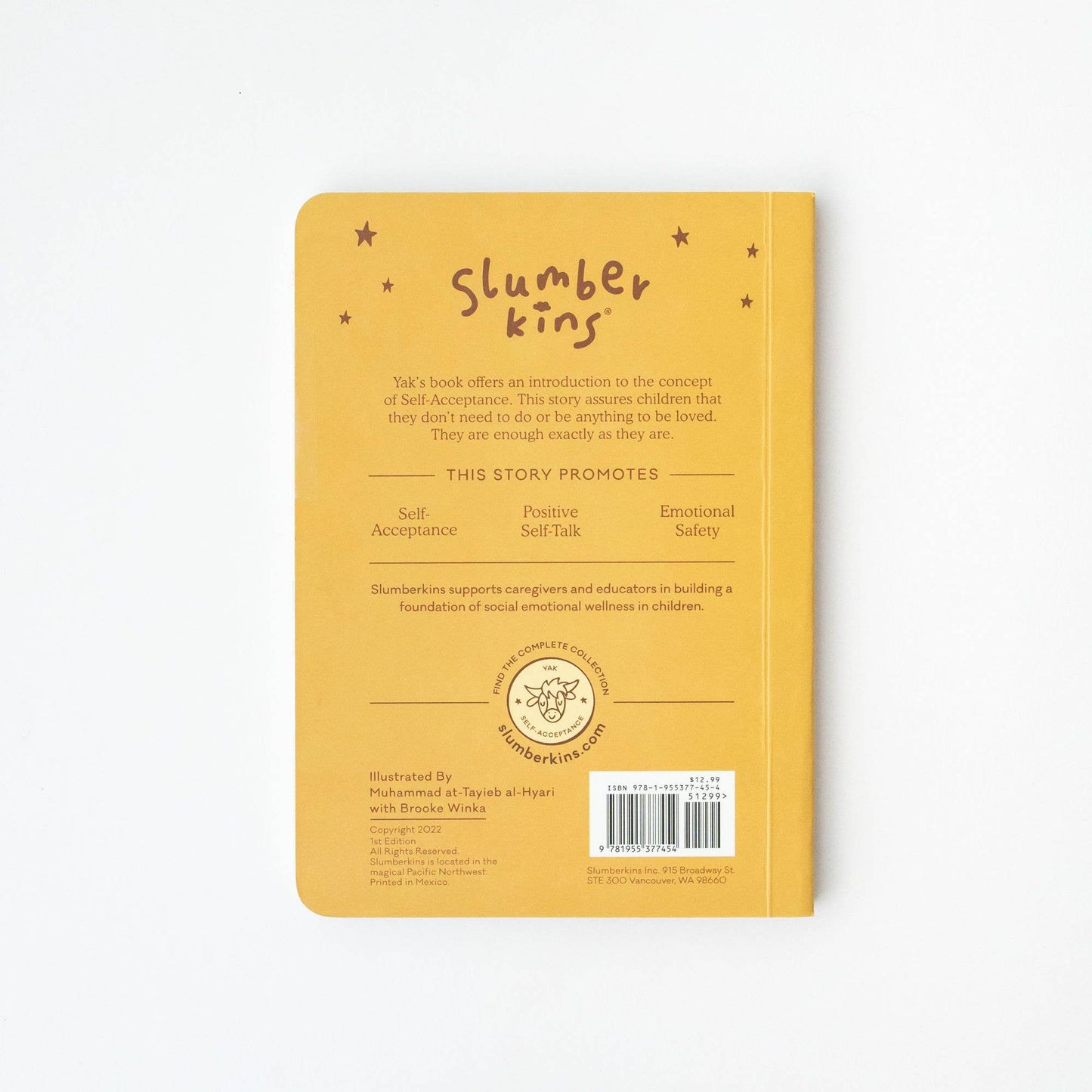 Slumberkins Book - Yak, You Are Good Enough: An Intro to Self Acceptance