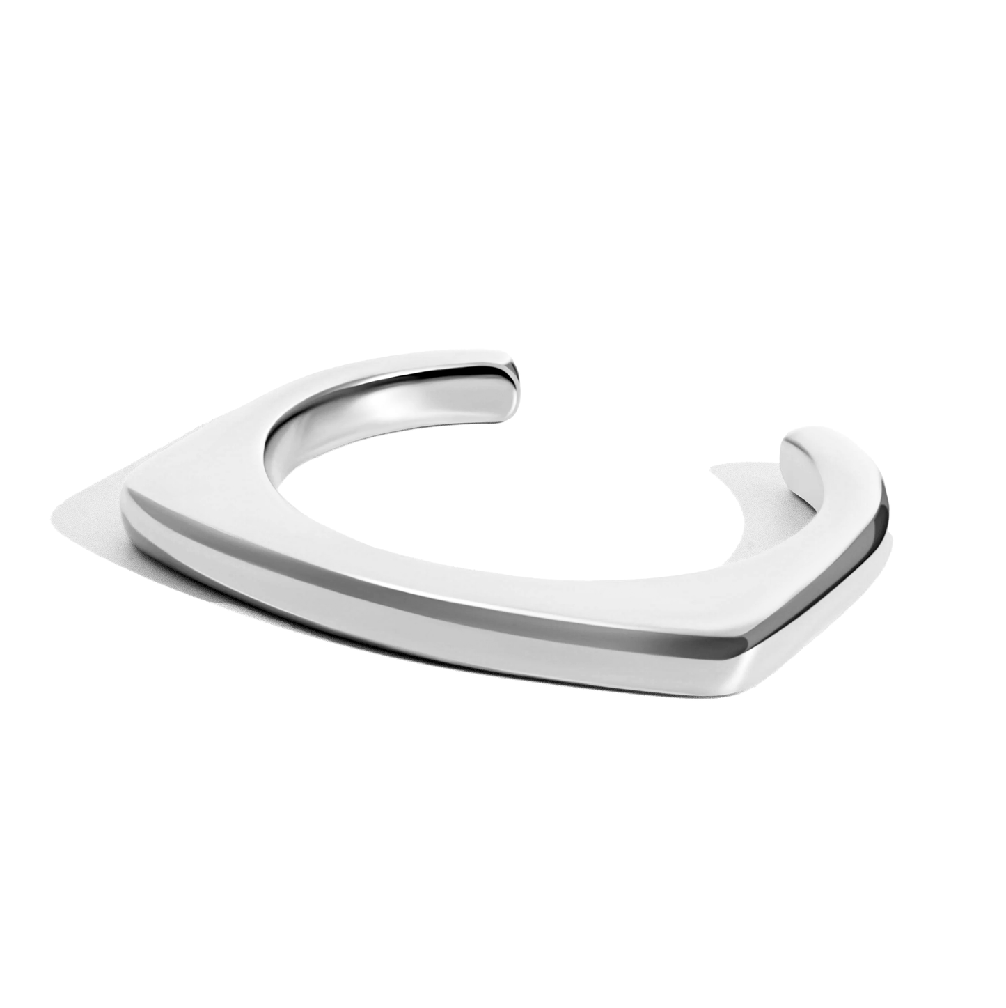 Sophia Geometric Statement Bracelet Silver