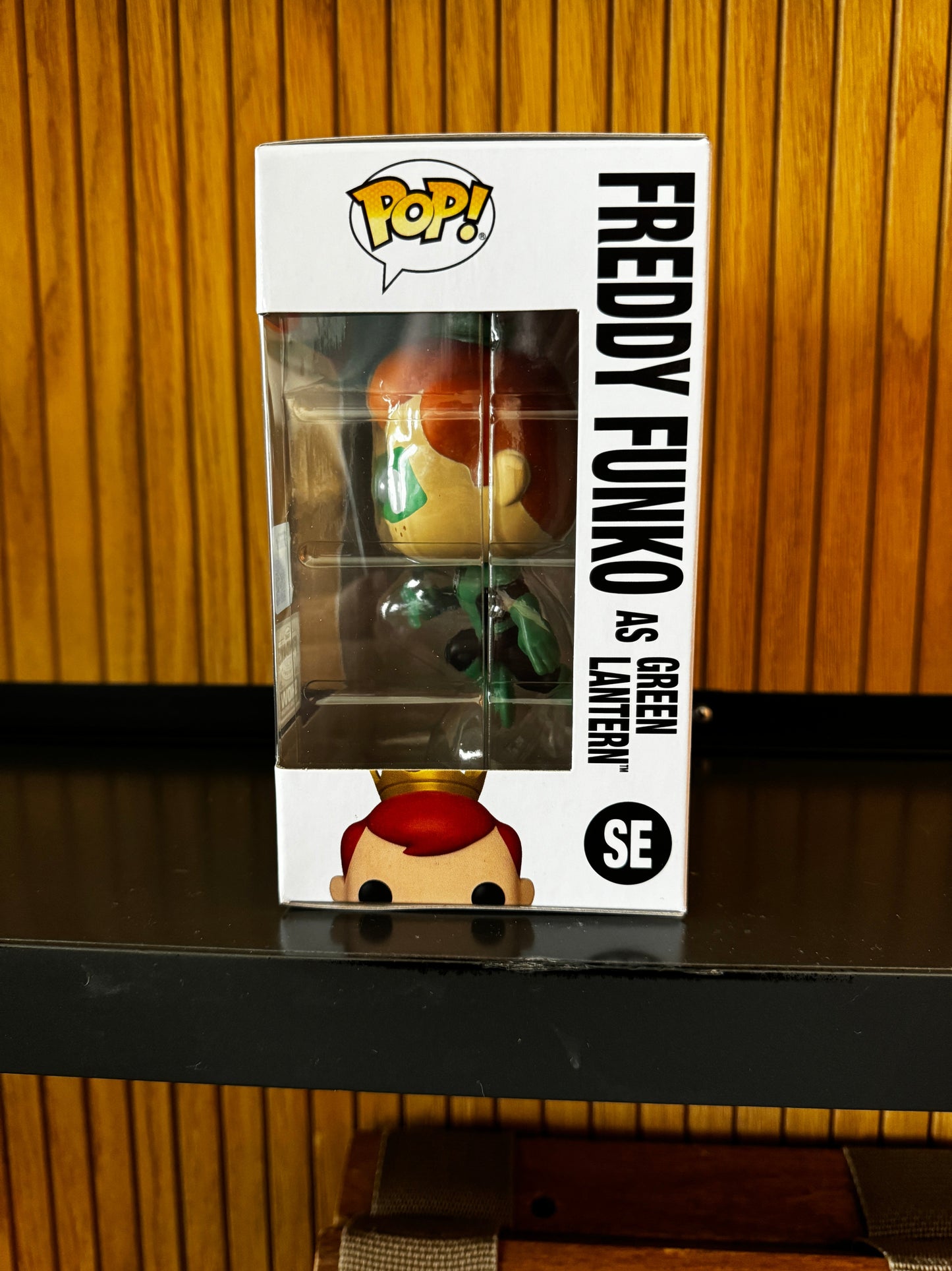 Funko Fundays 2025 Pop! Originals DC Freddy Funko as Green Lantern collectible figure, limited edition LE500, from Ralphie's Funhouse