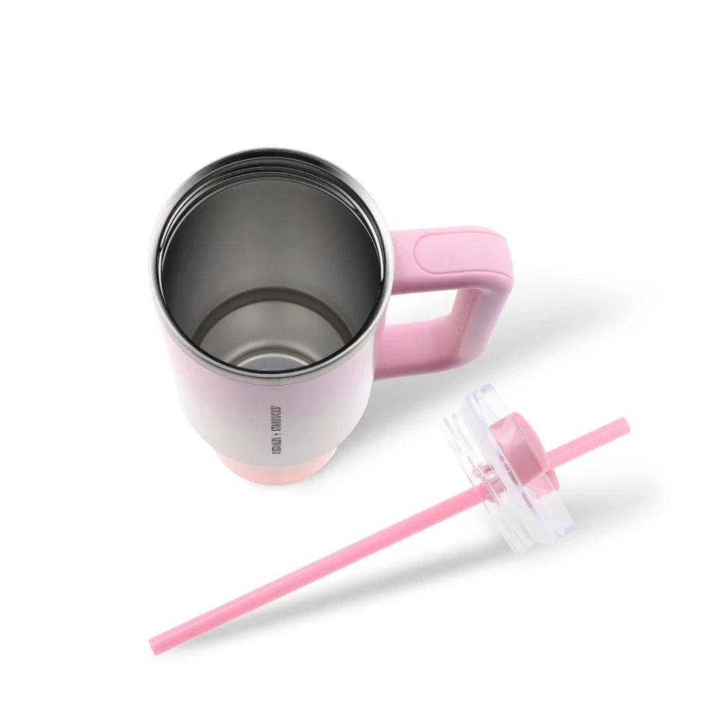 Starbucks + Stanley Pink Gradient Stainless Steel Cold Cup 30oz