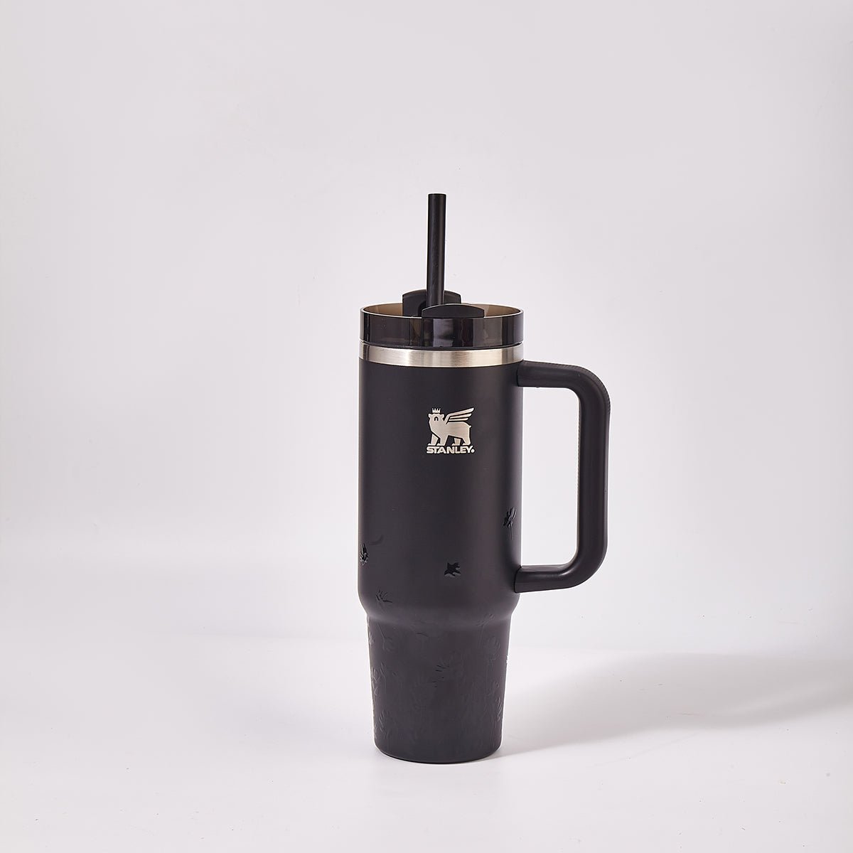 Stanley x JENNIE Midnight Bloom Luxe Quencher Tumbler – Black Limited Edition