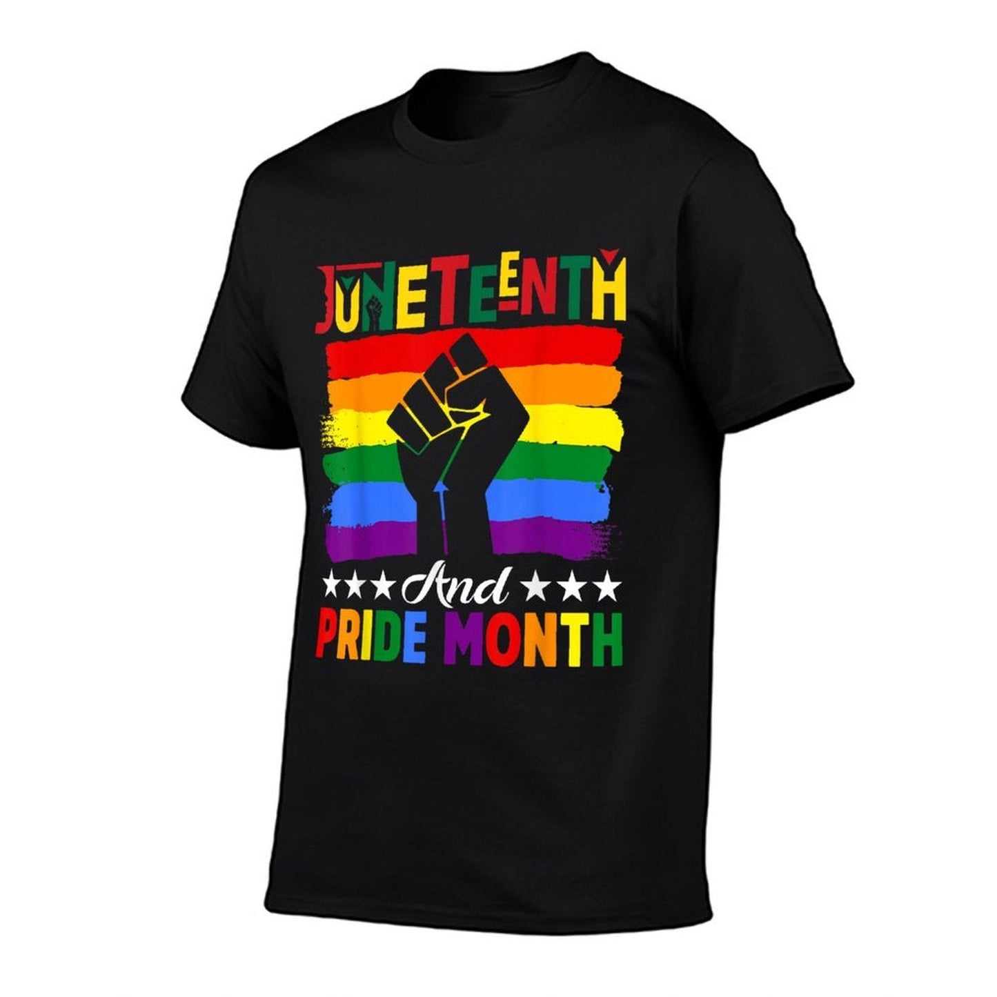 Celebrate Juneteenth And Pride Month Fist African Men Women  Affordable Price T-Shirt