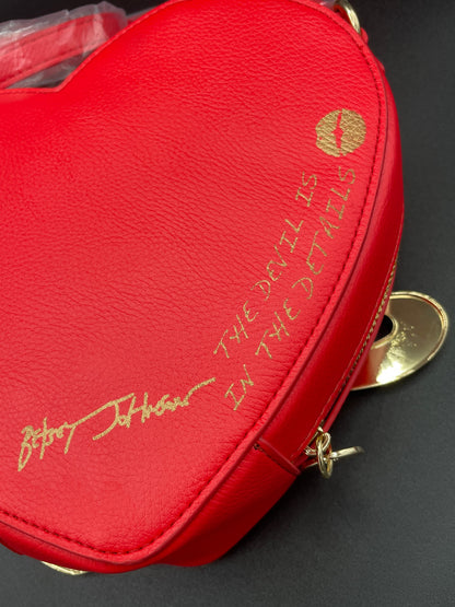 Betsey Johnson Kitsch Devil In The Details Crossbody Red