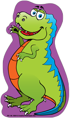SHAPES ETC.  Notepad - Tyrannosaurus Rex