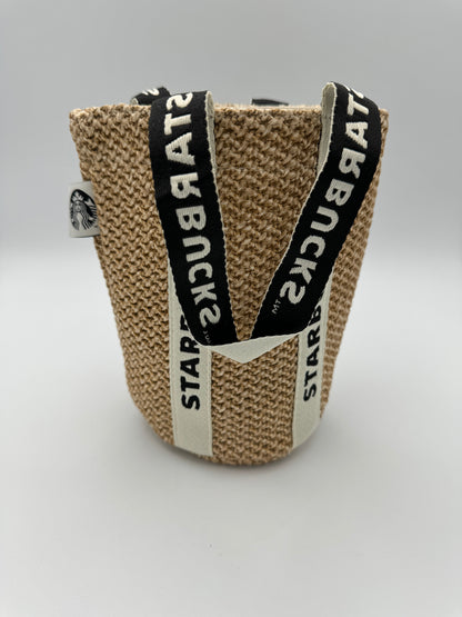 Starbucks Taiwan Imitation Bamboo Tumbler Bag