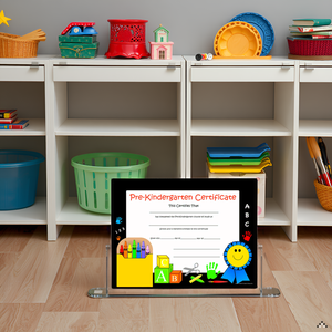 SHAPES ETC. Recognition Certificate - Pre-K Certificate