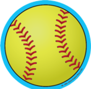 SHAPES ETC. Large Notepad - Softball