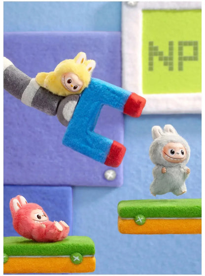 Pop Mart Labubu Pin for Love Series Blind Box (N-Z) Blue BuBu Craze