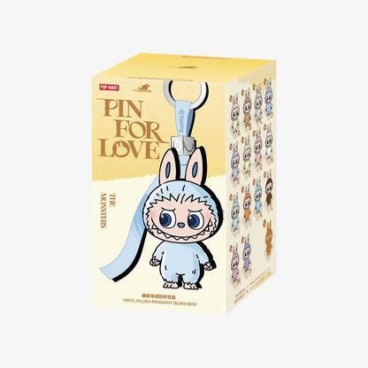 Pop Mart Labubu Pin for Love Series Blind Box (A-M) Yellow BuBu Craze