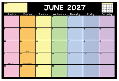 SHAPES ETC. Academic Year Desk Calendar- Chalkboard Design Desk Calendar