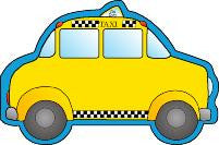 SHAPES ETC.  Large Notepad - Taxi