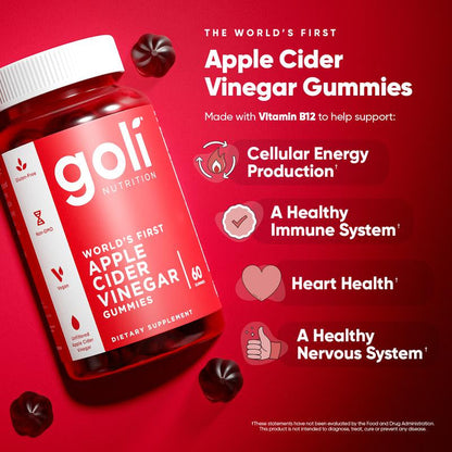 Goli Complete Wellness Bundle - 6-Pack of 3-in-1 Pre, Post, Probiotic Gummies with Apple Cider Vinegar, Vitamin B12, Ashwagandha, Matcha, Beets, and Super Greens - Vegan, Non-GMO, Gluten-Free!