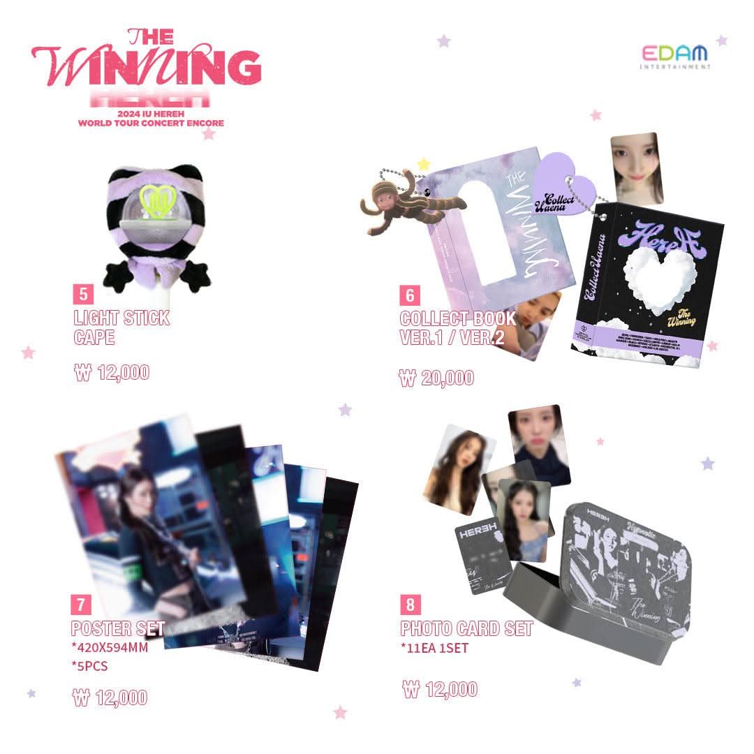 IU The Winning 2024 IU Hereh World Tour Concert Encore Merch - TrendDora