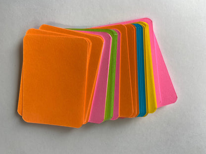 SHAPES ETC. Playing Cards - 2.5" x 3.5" Blank Assorted Color