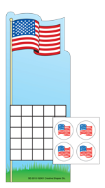 SHAPES ETC. Incentive Sticker Set - Flag