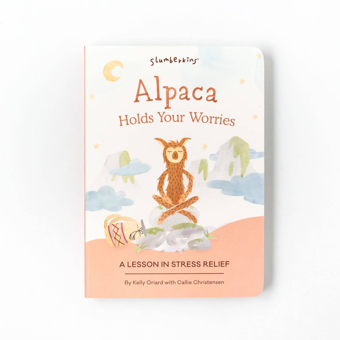 Slumberkins Book - Alpaca Holds Your Worries: A Lesson in Stress Relief