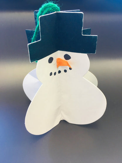 SHAPES ETC.  Single Color Cut-Out - Snowman