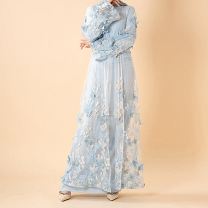 Butterfly Whisper Open Abaya(MOA303)