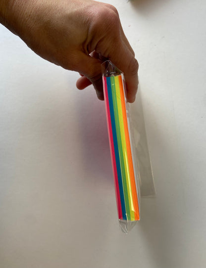SHAPES ETC. Blank Index Cards- 3" x 5" Assorted Color