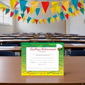 SHAPES ETC. Recognition Certificate - Spelling Achievement
