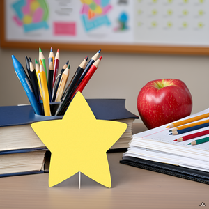 SHAPES ETC. Sticky Shape Notepad - Star