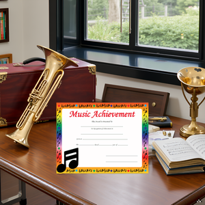 SHAPES ETC. Recognition Certificate - Music Achievement