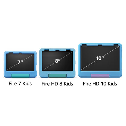 Amazon Fire 7 Kids tablet (newest model) ages 3-7. Top-selling 7" kids tablet on Amazon. Includes ad-free and exclusive content, easy parental controls, 10-hr battery, 16 GB, Purple