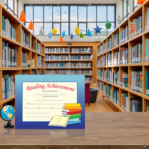 SHAPES ETC. Recognition Certificate - Reading Achievement