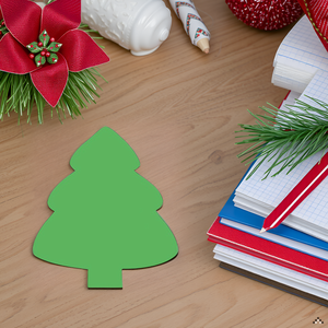 SHAPES ETC. Sticky Shape Notepad - Evergreen Tree