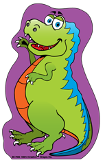 SHAPES ETC. Mini Notepad - Tyrannosaurus Rex Dinosaur