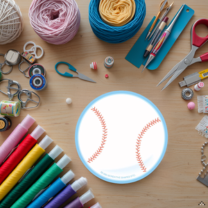 SHAPES ETC.  Large Notepad - Baseball