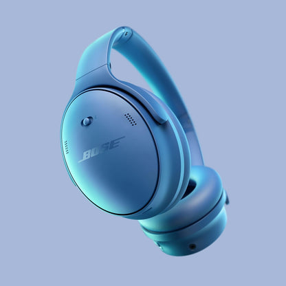 Bose QuietComfort Headphones - Wireless Bluetooth Headphones, Active Over Ear Noise Cancelling and Mic, USB-C Charging, Deep Bass, Up to 24 Hours of Playtime, Black