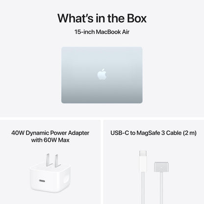 Apple 2026 MacBook Air 15-inch Laptop with M5 chip: Built for AI, 15.3-inch Liquid Retina Display, 16GB Unified Memory, 512GB SSD, 12MP Center Stage Camera, Touch ID, Wi-Fi 7; Midnight