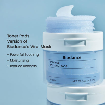 Biodance Cera-Nol Gel Toner Pads