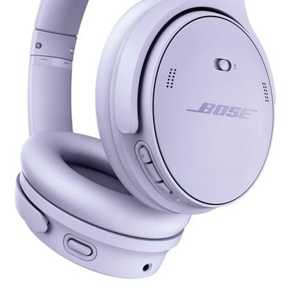 Bose QuietComfort Headphones - Wireless Bluetooth Headphones, Active Over Ear Noise Cancelling and Mic, USB-C Charging, Deep Bass, Up to 24 Hours of Playtime, Black