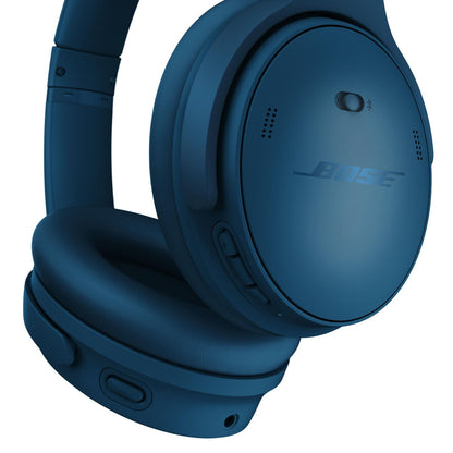 Bose QuietComfort Headphones - Wireless Bluetooth Headphones, Active Over Ear Noise Cancelling and Mic, USB-C Charging, Deep Bass, Up to 24 Hours of Playtime, Black