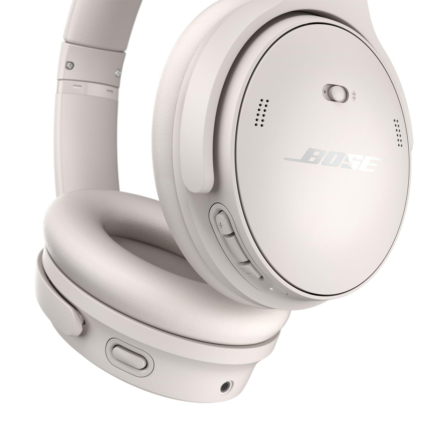 Bose QuietComfort Headphones - Wireless Bluetooth Headphones, Active Over Ear Noise Cancelling and Mic, USB-C Charging, Deep Bass, Up to 24 Hours of Playtime, Black