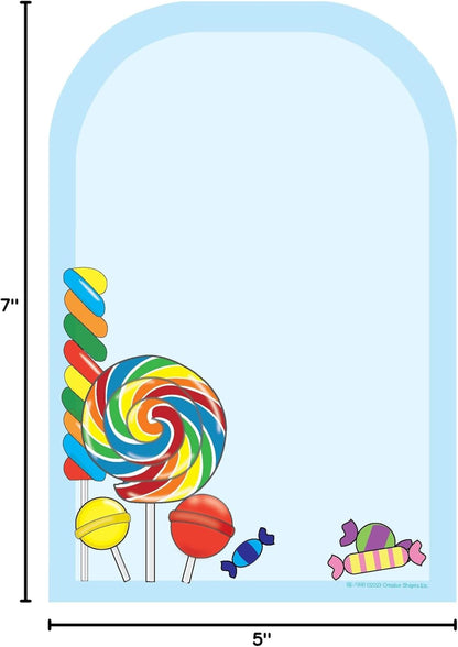 SHAPES ETC.  Large Cardstock Accents - Candy