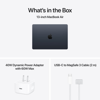 Apple 2026 MacBook Air 13-inch Laptop with M5 chip: Built for AI, 13.6-inch Liquid Retina Display, 16GB Unified Memory, 512GB SSD, 12MP Center Stage Camera, Touch ID, Wi-Fi 7; Midnight