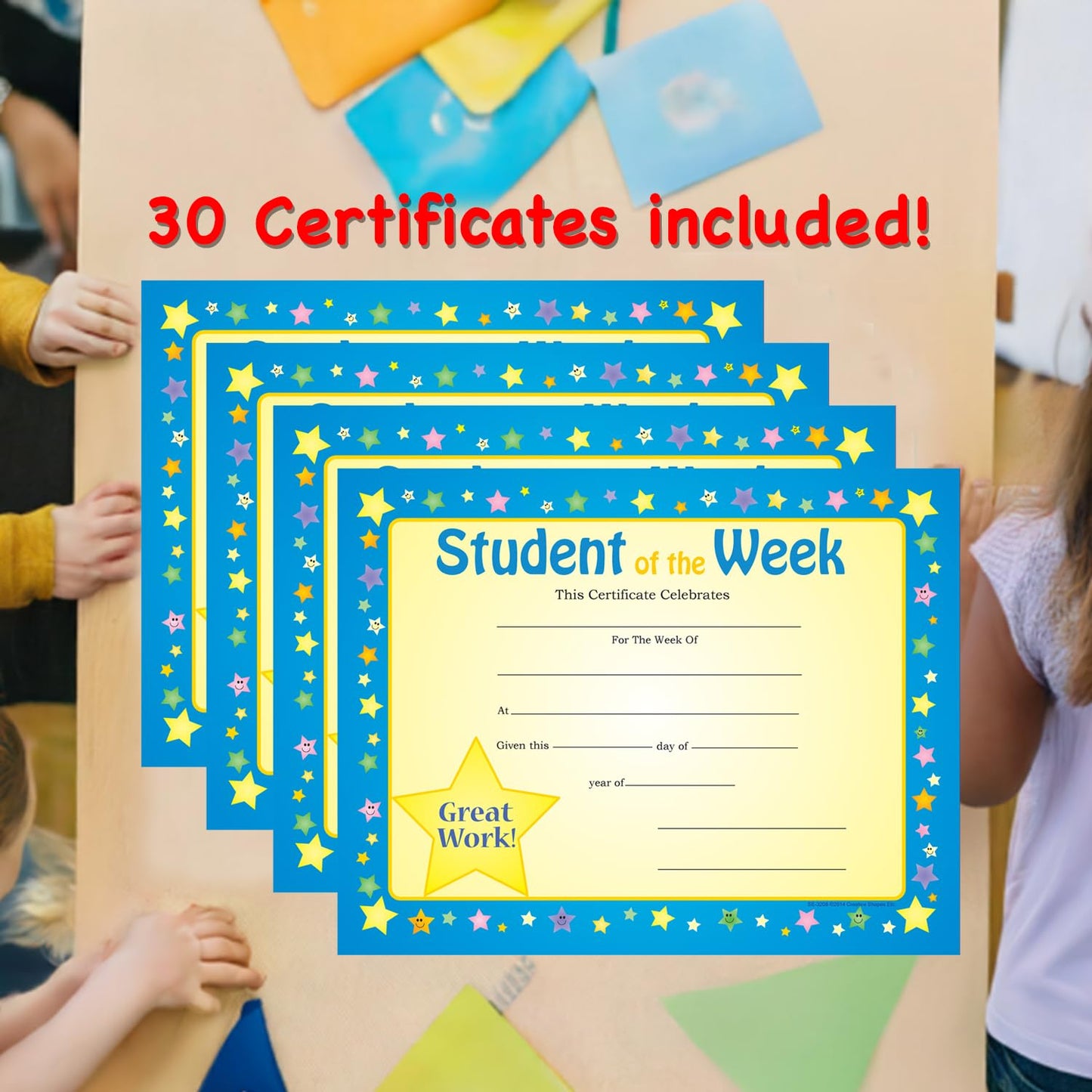 SHAPES ETC. Recognition Certificate - Student of the Week