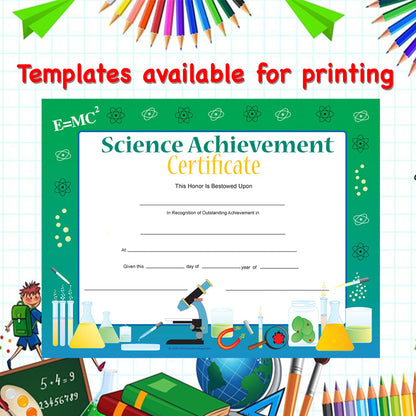 SHAPES ETC. Recognition Certificate - Science Achievement