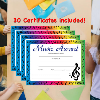 SHAPES ETC. Recognition Certificate - Music Award