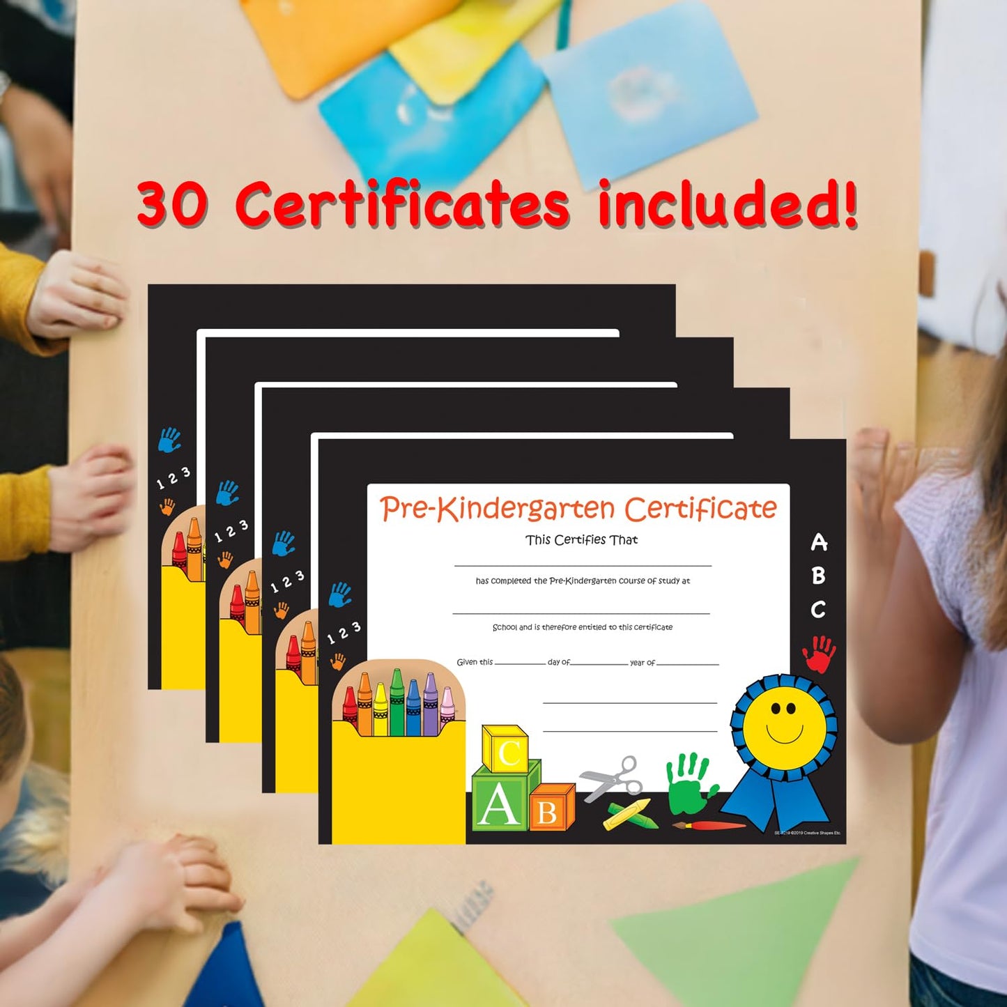 SHAPES ETC. Recognition Certificate - Pre-K Certificate