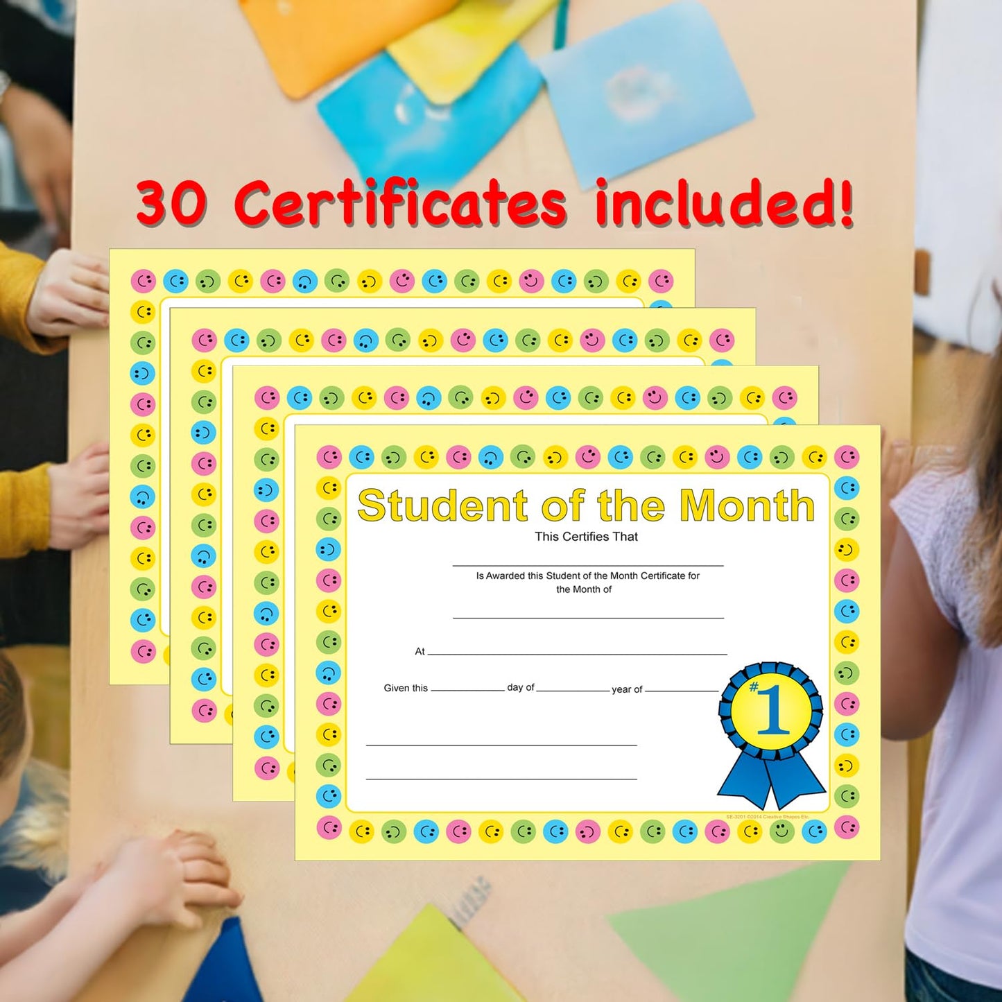 SHAPES ETC. Recognition Certificate - Student of the Month