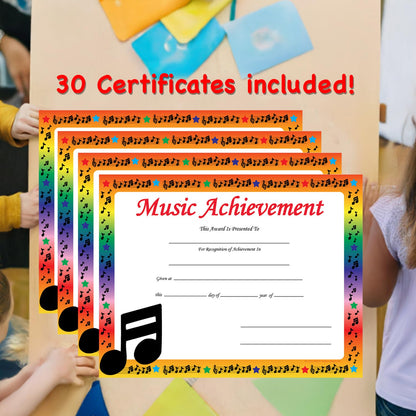 SHAPES ETC. Recognition Certificate - Music Achievement