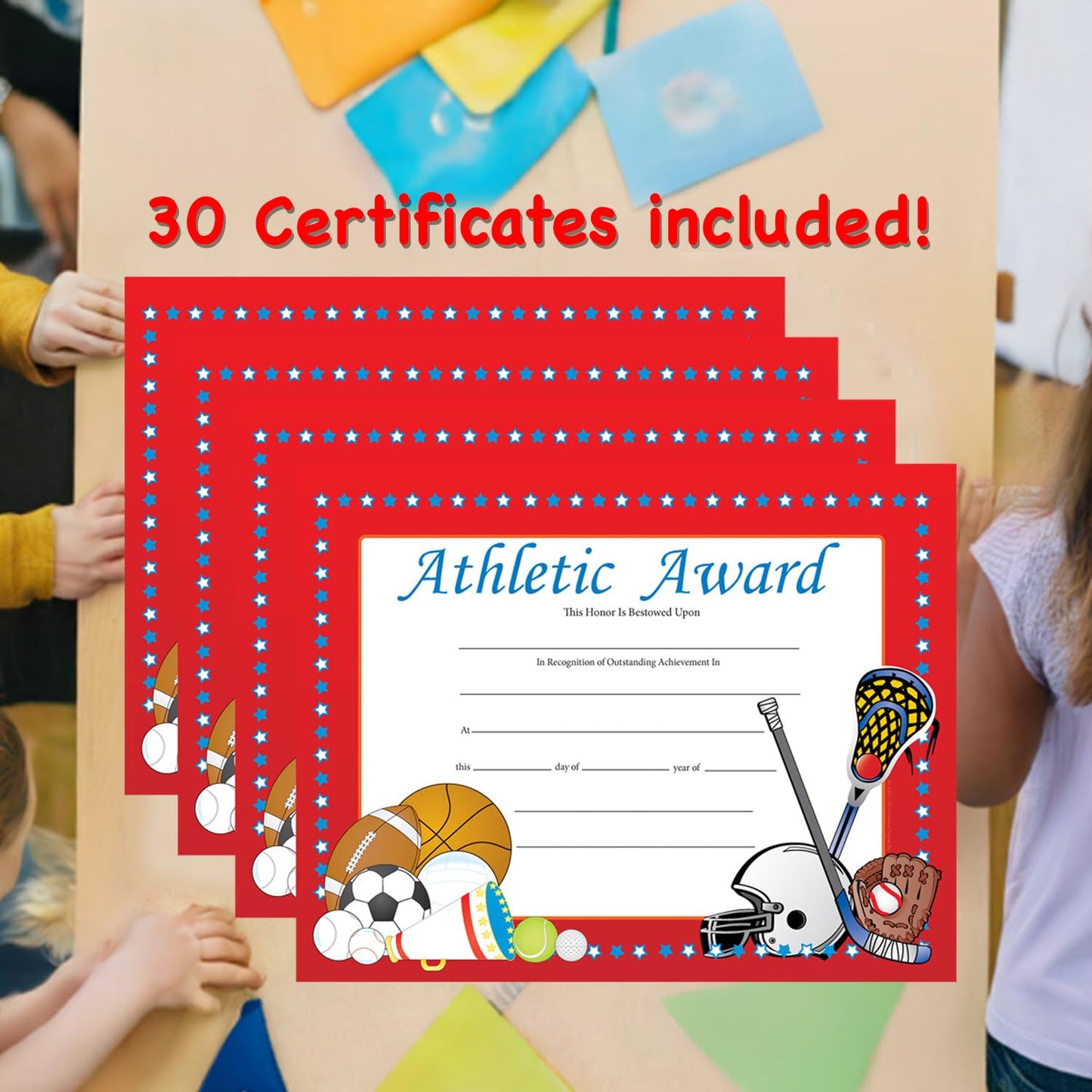 SHAPES ETC. Recognition Certificate - Athletic Award