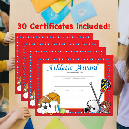 SHAPES ETC. Recognition Certificate - Athletic Award