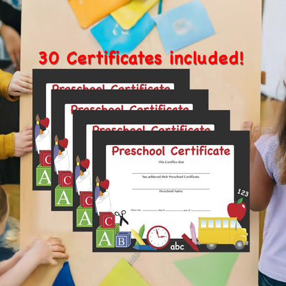 SHAPES ETC. Recognition Certificate - Preschool Certificate