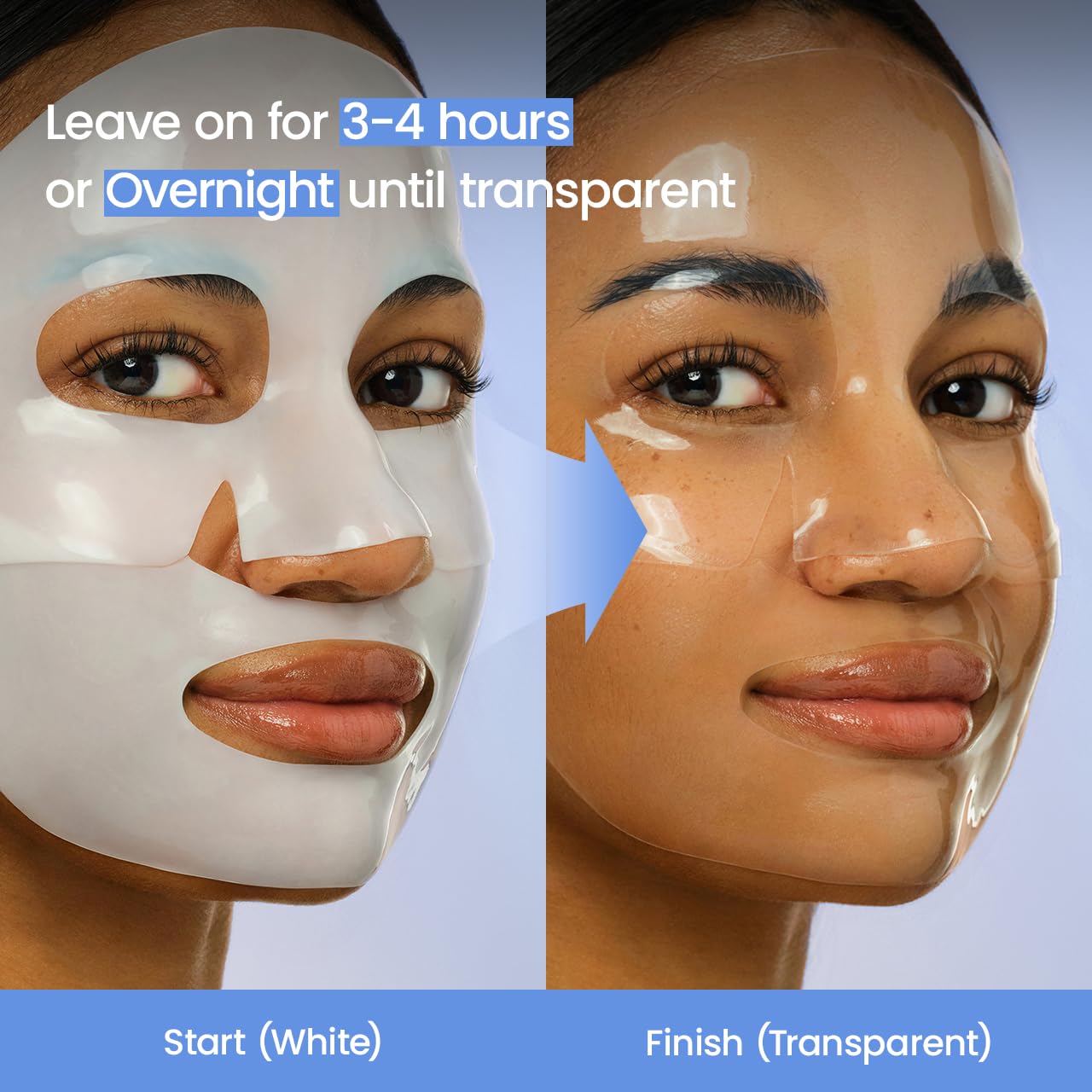 BIODANCE Bio-Collagen Real Deep Mask, Hydrating Overnight Hydrogel Face Mask, Pore Minimizing, Elasticity, Plumping, Travel Essentials & Self Care Gifts for Women, Korean Skin Care | 1.19oz(34g) x 4ea